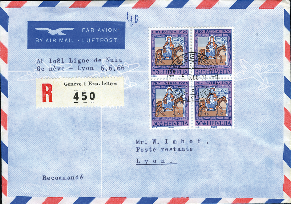 1966, Genève - Lyon