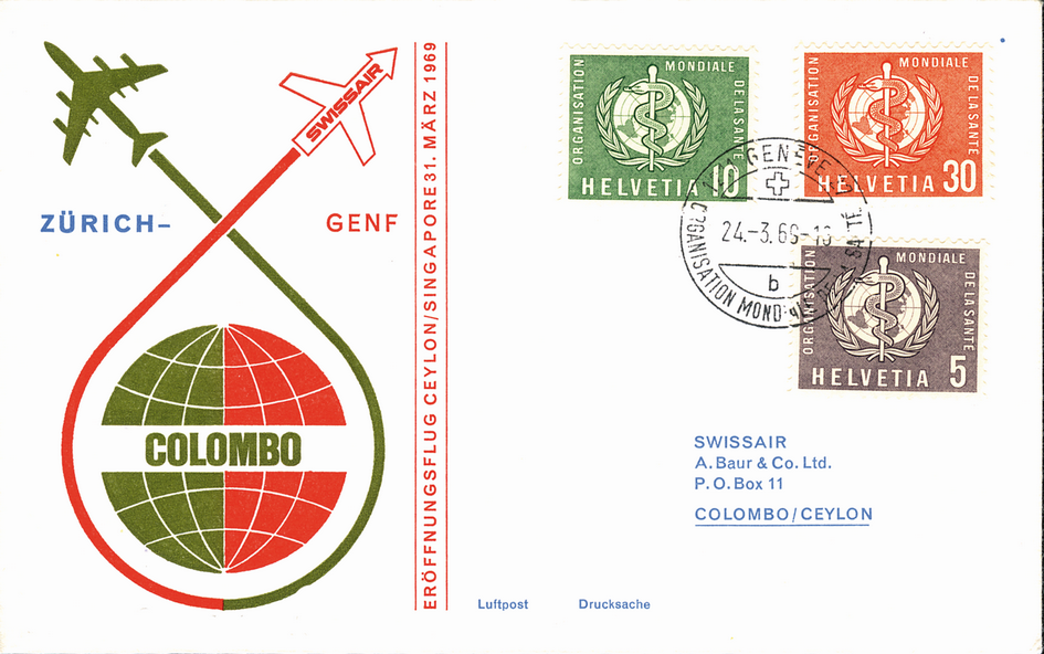 1969, Genf - Colombo ab OMS