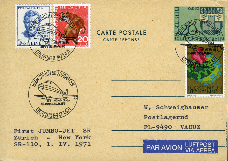 1971, Zürich - New York, Liechtenstein