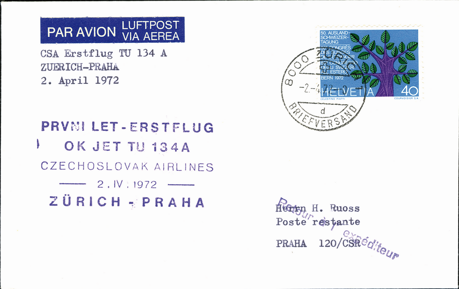 1972, Zürich - Prag