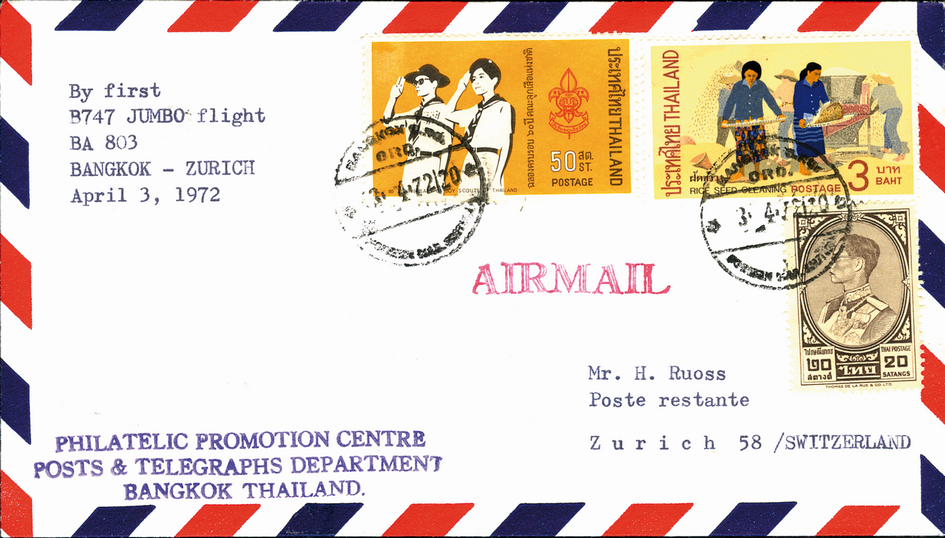 1972, Bangkok- Zürich