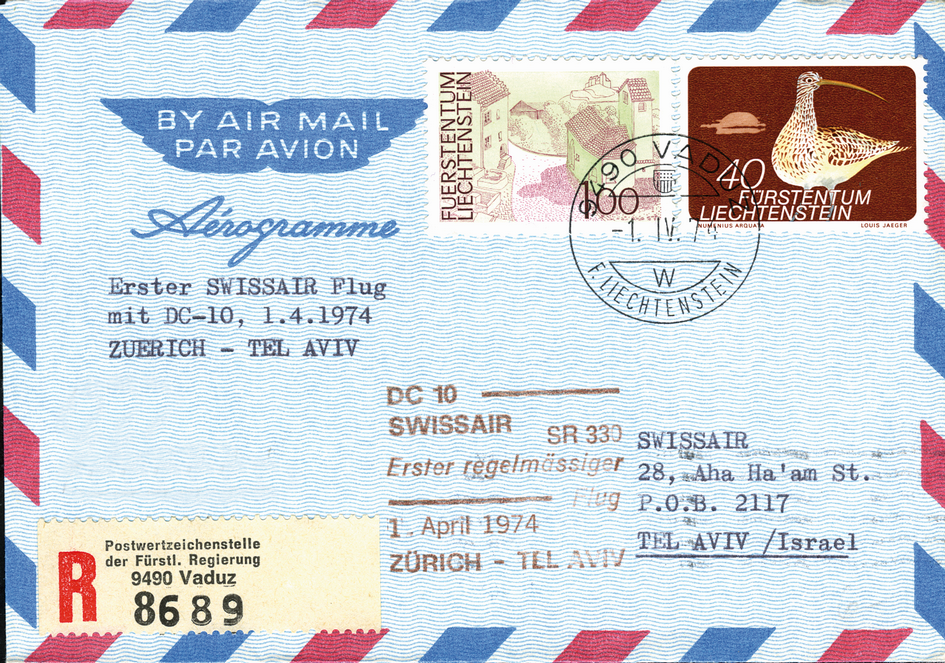 1974, Zürich - Tel Aviv