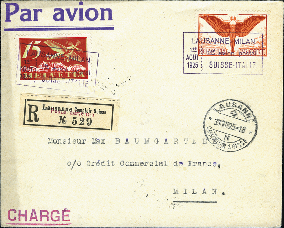 1925, Lausanne - Mailand