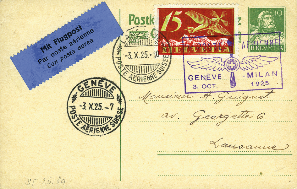 1925, Genève - Lausanne