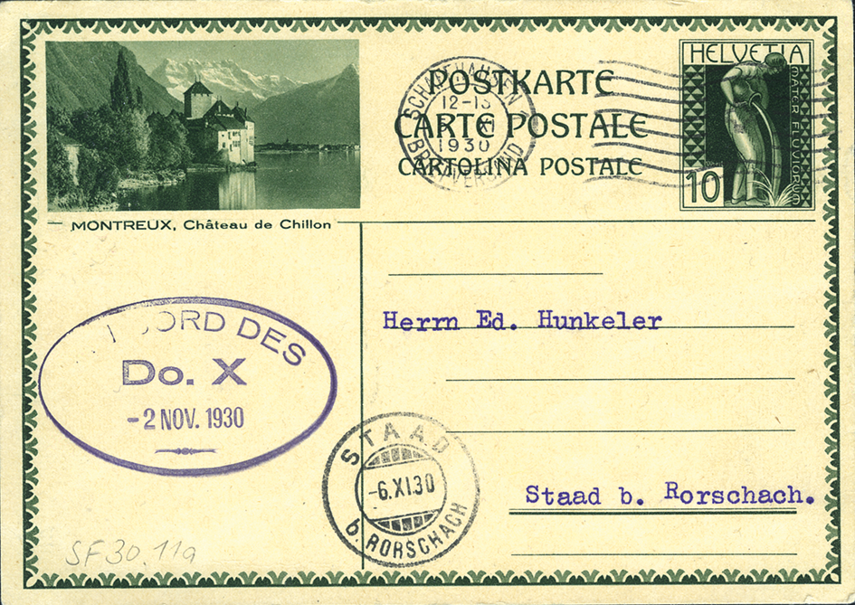 1930, DO-X Amerika-Flug vom 5. November