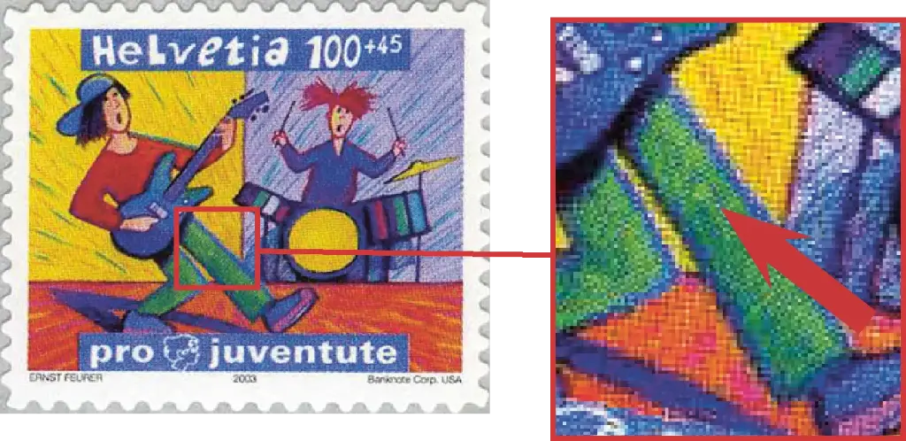 1 Fr. Kindermotiv mit Abart: "Fleck auf Hosenbein"