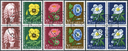 1958, Bildnis Albert von Hallers, Wiesen- und Gartenblumen