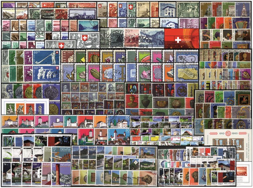 1938-2020, Pro Patria Komplett-Kollektion