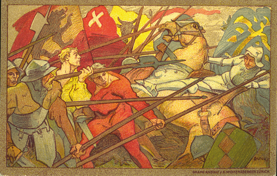 1911, 5 Rp. Burgunderkriege