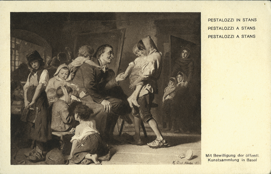 1914, 5 Rp. Pestalozzi in Stans