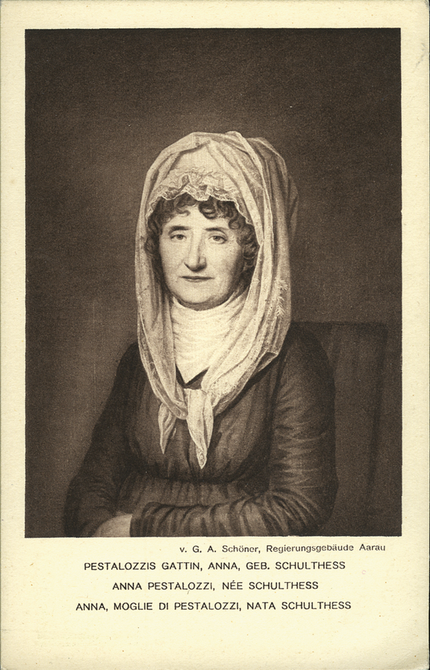 1914, 5 Rp. Pestalozzis Gattin