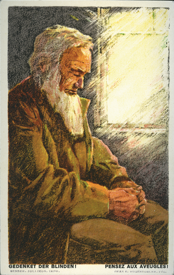 1923, 10 Rp. Blinder Greis