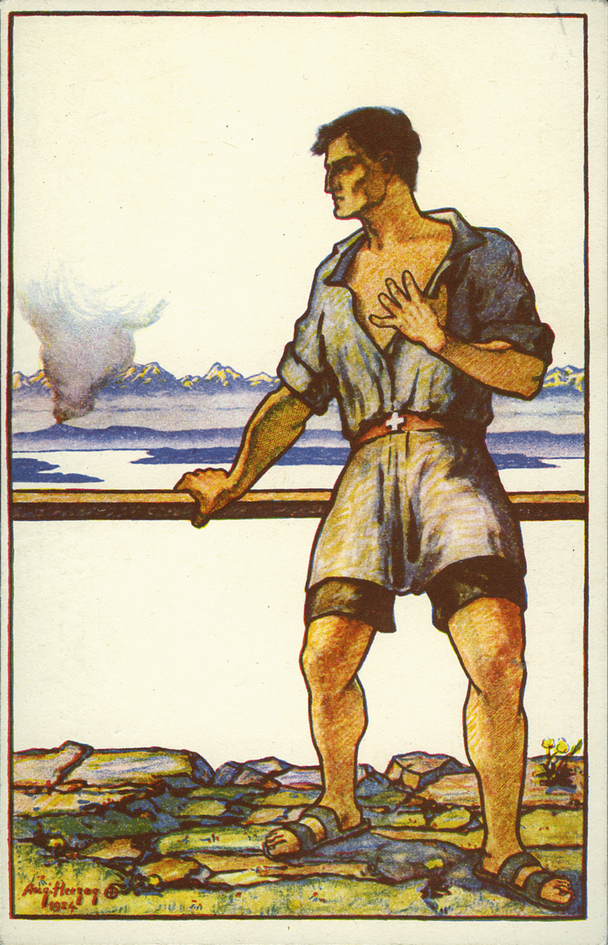 1924, 10. Rp. Auslandschweizer (Heimweh)