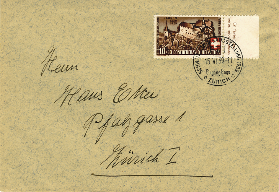 10+10 Rp. Schloss Laupen, braun-grau-rot