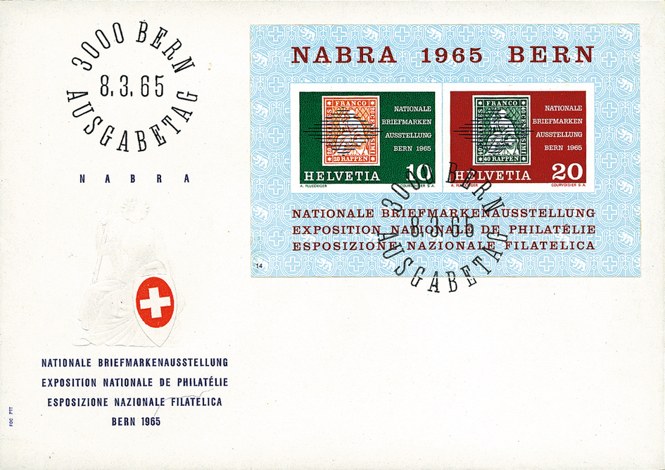 1965, Nationale Briefmarkenausstellung in Bern (NABRA)