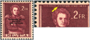 2 Fr. Forrer, braunrot, rot, "Grosse Doppelprägung"