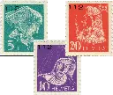 1943, Krankenpflegerinnen und Bildnis Henri Dunants