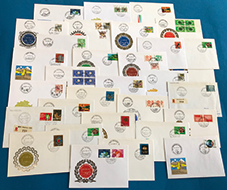 1962-2007 Werbedatumstempel-Kollektion mit über 730 Briefen