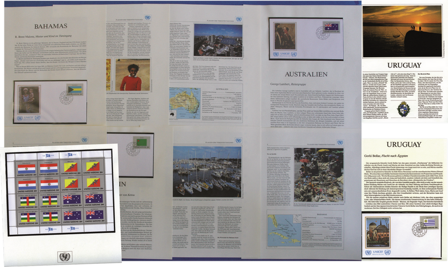 1980-1984, UNICEF-Flaggen der Nationen-Spezialsammlung