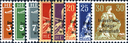 1918, Tellknabe,Tellbrustbild und Helvetia mit Schwert