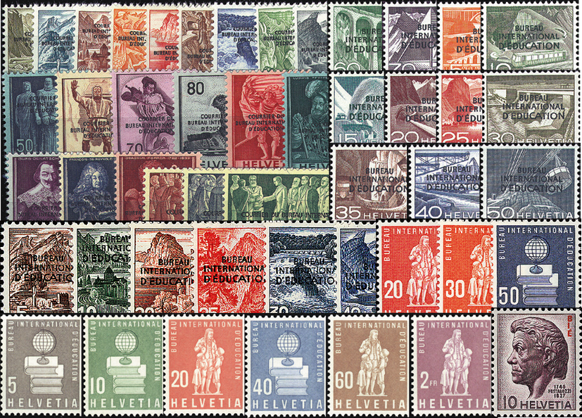 1944-1960, BIE Internationales Erziehungsamt in Genf