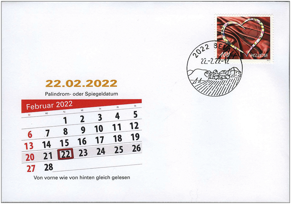 2022, Palindrom- oder Spiegeldatum, 22.02.2022