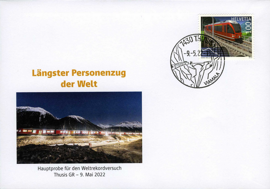 2022, Hauptprobe - Längster Personenzug der Welt