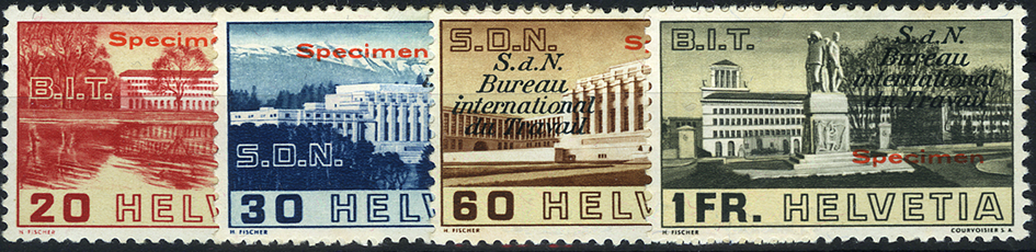 1938, Bilder der Völkerbunds- und Arbeitsamtgebäude