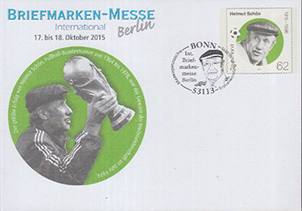 2015, Ganzsache - Helmut Schön, BRD
