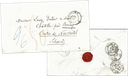 1865-67, Schnörkel-Briefchen aus HEIDELBERG nach Neuchâtel 