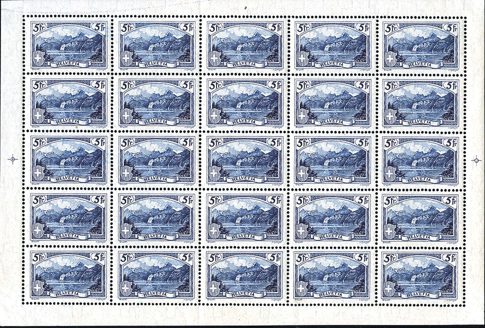 5 Fr. Rütli, blau 