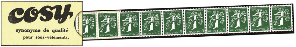 10 x 5 Rp. Landi, französischer Text