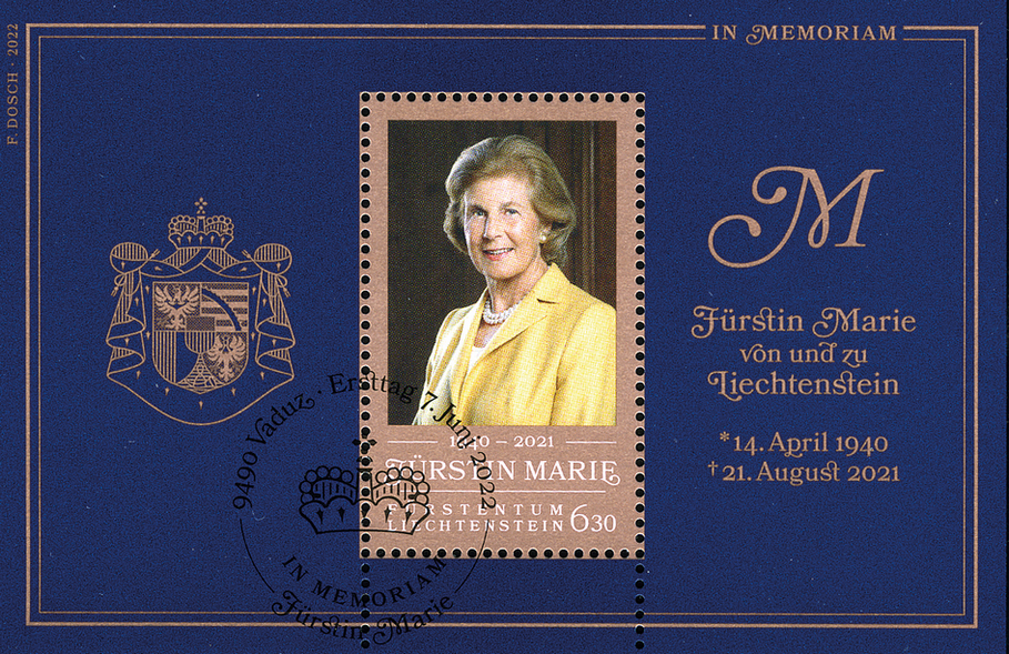 2022, Im momoriam Fürstin Marie von und zu Liechtenstein
