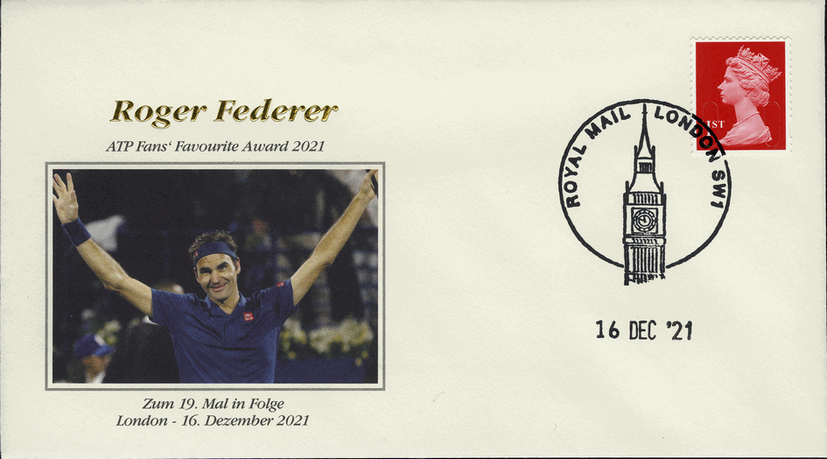 2021, Roger Federer - ATP Fans Favorite Award 2021