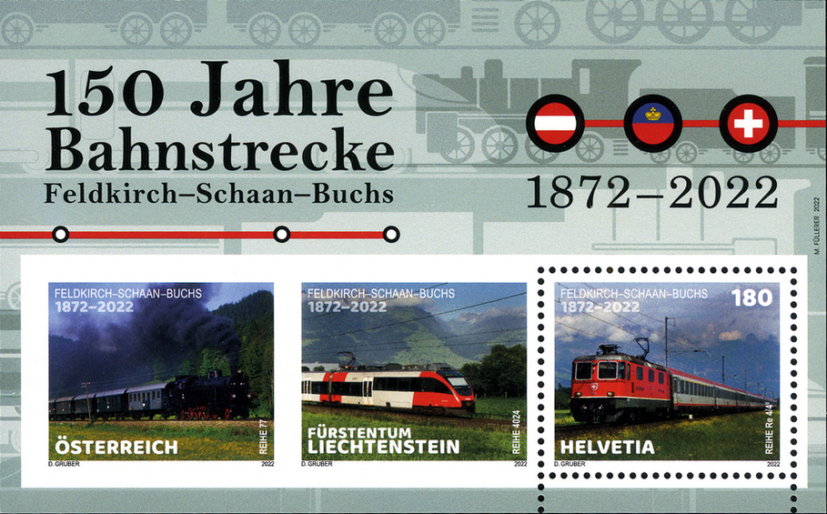 2022, 150 Jahre Bahnstrecke Feldkirch-Schaan-Buchs