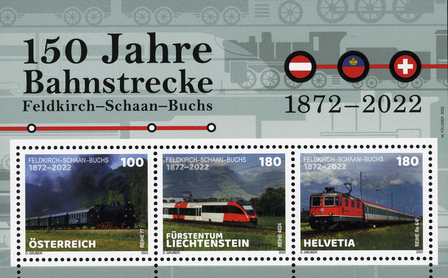 2022, 150 Jahre Bahnstrecke Feldkirch-Schaan-Buchs