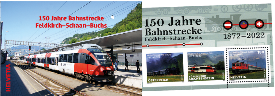 2022, 150 Jahre Bahnstrecke Feldkirch-Schaan-Buchs