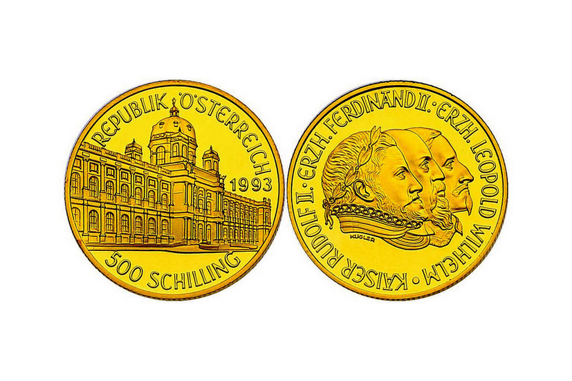 1993, 500 Schilling "Rudolf II"