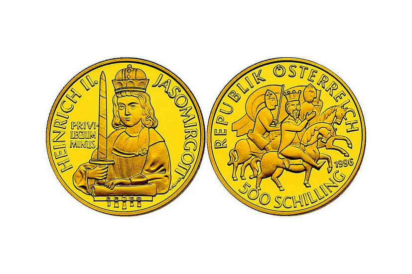 1996, 500 Schilling "Heinrich II. Jasomirgott"