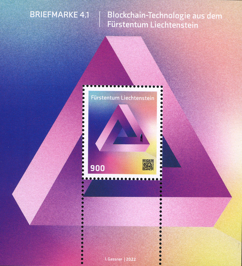 2022, Briefmarke 4.1 - Blockchain -Technologie