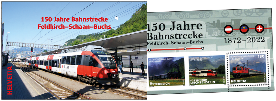 2022, 150 Jahre Bahnstrecke Feldkirch-Schaan-Buchs