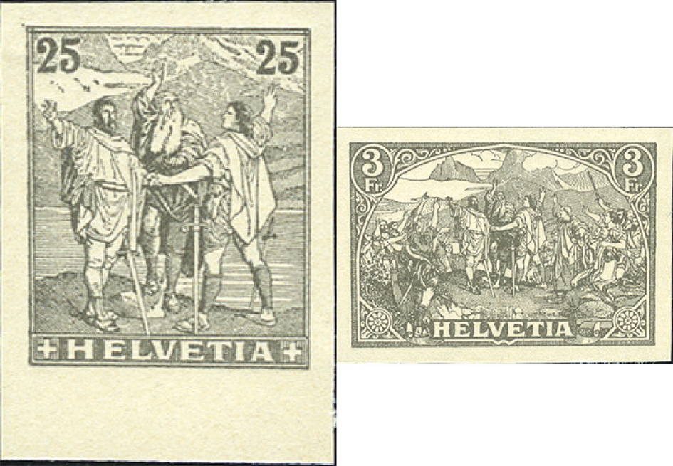 1908, Benziger Essais "Rütlischwur"