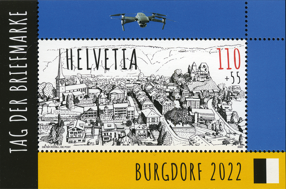 2022, Tag der Briefmarke 2022 Burgdorf