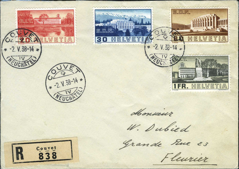 1938, Bilder der Volkersbunds- und Arbeitsamtsgebäude