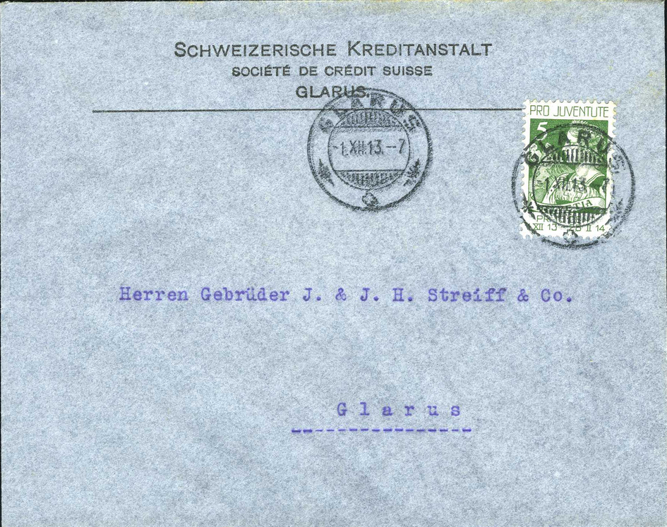 1913, Helvetia mit Matterhorn