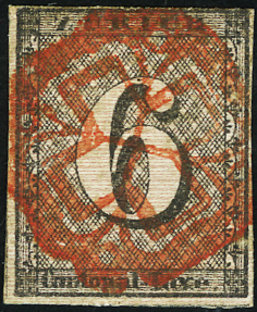 1843, Zürich 6, Type IV