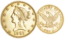 1907, 10 USD "Liberty Head"