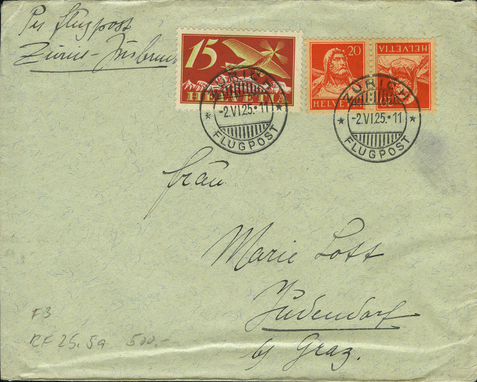 1925, Zürich - Innsbruck