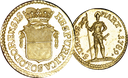 1789, Viertelduplone Solothurn, 1.87g schwer, Gold