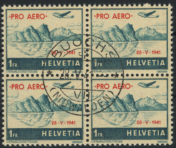 1 Fr. Vierwaldstättersee, &quot;Verschobener Aufdruck&quot;